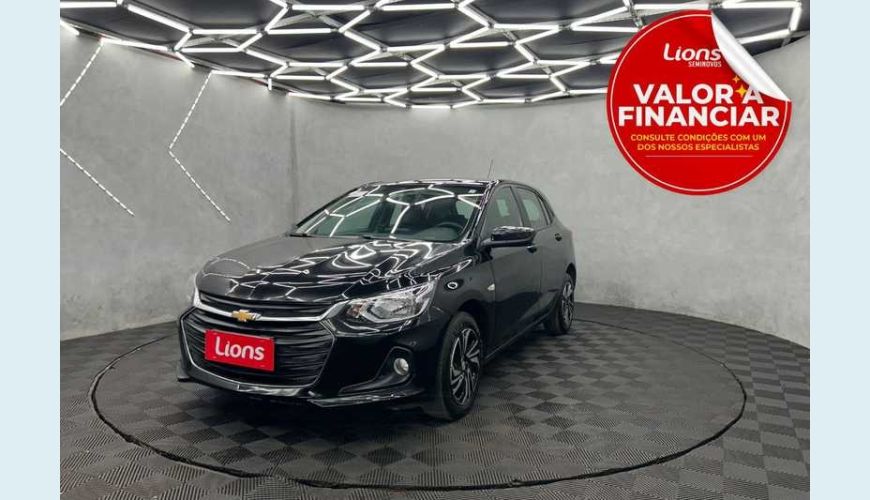 CHEVROLET ONIX LT 1.0 TURBO FLEX MANUAL 4P - PRETO - 2024 Foto 1 (Grande)