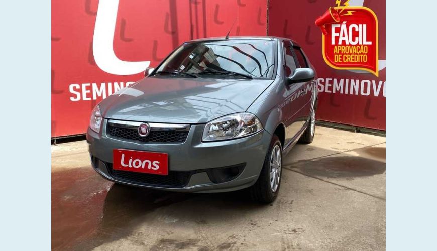 FIAT SIENA EL 1.0 8V FLEX MANUAL 4P - CINZA - 2013 Foto 1 (Grande)