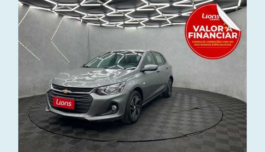 CHEVROLET ONIX LT 1.0 TURBO FLEX MANUAL 4P - PRATA - 2024 Foto 1 (Grande)