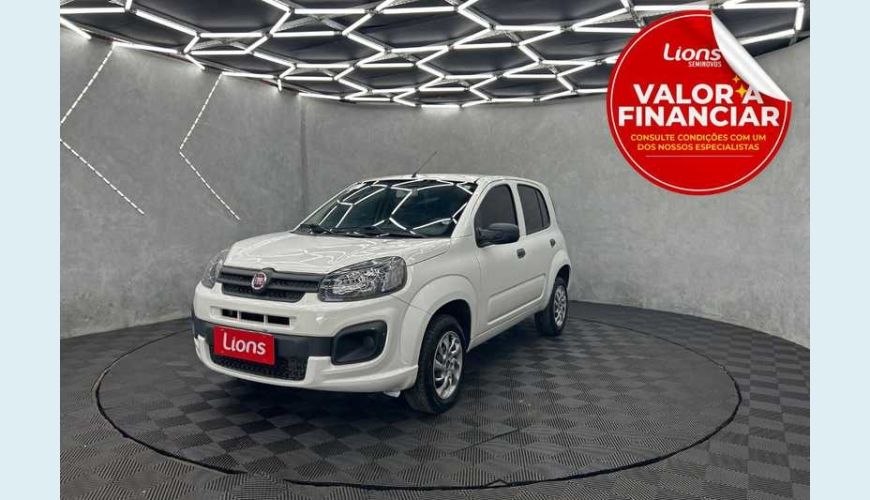 FIAT UNO ATTRACTIVE 1.0 FLEX MANUAL 4P - BRANCO - 2021 Foto 1 (Grande)
