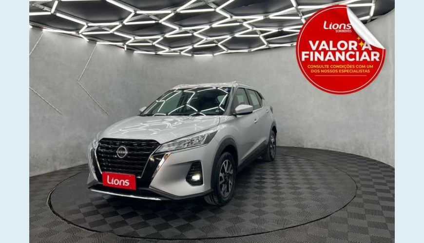 NISSAN KICKS SENSE 1.6 FLEX AUT. 4P - PRATA - 2023 Foto 1 (Grande)