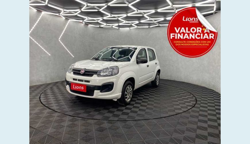 FIAT UNO ATTRACTIVE 1.0 FLEX MANUAL 4P - BRANCO - 2021 Foto 1 (Grande)