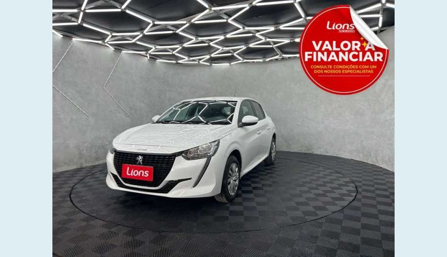 PEUGEOT 208 LIKE 1.6 FLEX MANUAL 4P - BRANCO - 2022 Foto 1 (Grande)