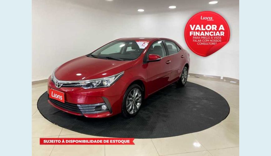 TOYOTA COROLLA XEI MULTI-DRIVE S 2.0 FLEX AUT. 4P - VERMELHO - 2019 Foto 1 (Grande)