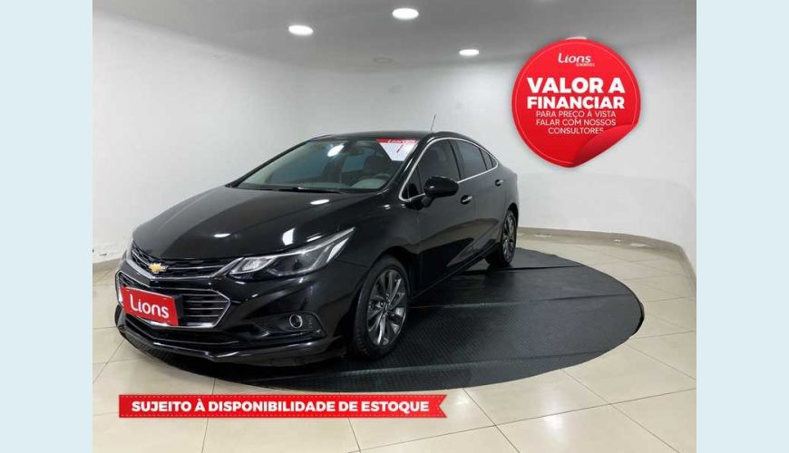 CHEVROLET CRUZE LTZ 1.4 16V ECOTEC FLEX AUT. 4P - PRETO - 2017 Foto 1 (Grande)