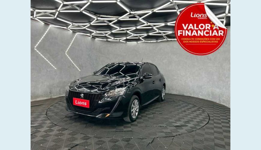 PEUGEOT 208 LIKE 1.6 FLEX MANUAL 4P - PRETO - 2022 Foto 1 (Grande)