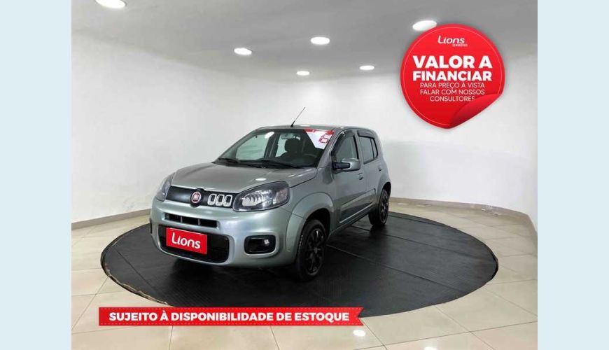 FIAT UNO ATTRACTIVE 1.0 FLEX MANUAL 4P - CINZA - 2016 Foto 1 (Grande)
