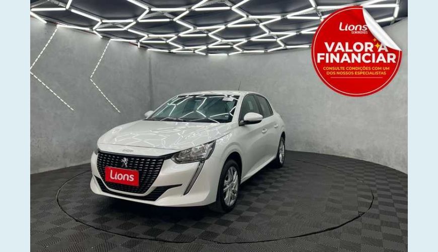 PEUGEOT 208 ACTIVE 1.6 FLEX AUT. 4P - BRANCO - 2023 Foto 1 (Grande)