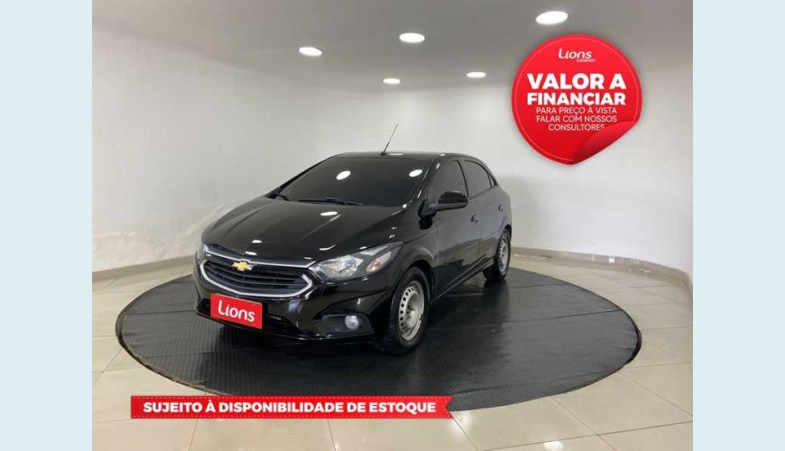 CHEVROLET ONIX LT SPE 1.4 FLEX MANUAL 4P - PRETO - 2017 Foto 1 (Grande)