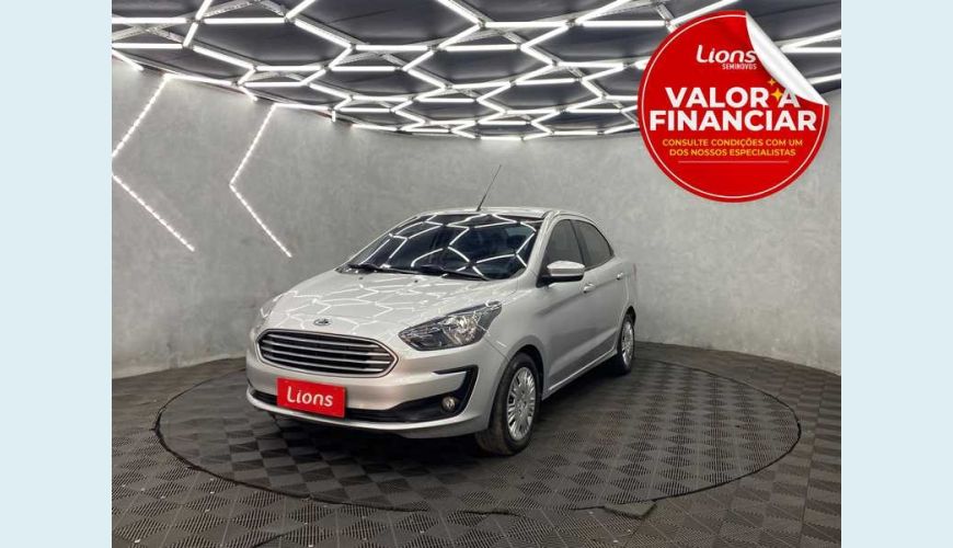 FORD KA SEDAN SE PLUS 1.5 12V FLEX AUT. 4P - PRATA - 2020 Foto 1 (Grande)