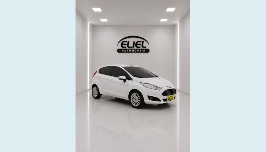 FORD FIESTA TITANIUM 1.6 FLEX AUT. 4P - BRANCO - 2014 Foto 1 (Grande)