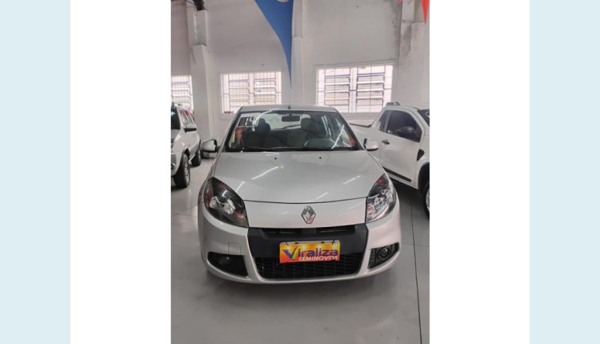RENAULT SANDERO FLEX MANUAL 4P - PRATA - 2014 Foto 1 (Grande)