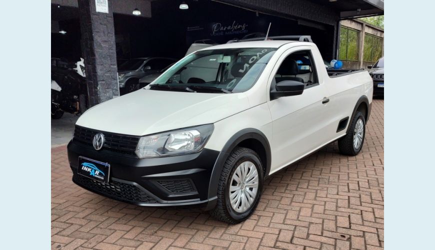 VOLKSWAGEN SAVEIRO FLEX MANUAL 2P - BRANCO - 2023 Foto 1 (Grande)