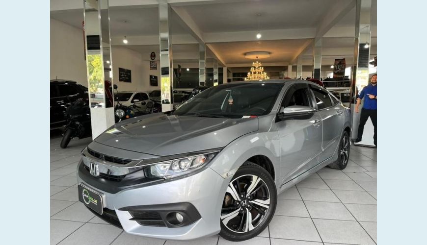 HONDA CIVIC EX 2.0 FLEX MANUAL 4P - PRATA - 2019 Foto 1 (Grande)