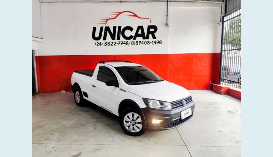 VOLKSWAGEN SAVEIRO FLEX MANUAL 2P - BRANCO - 2017 Foto 1 (Grande)