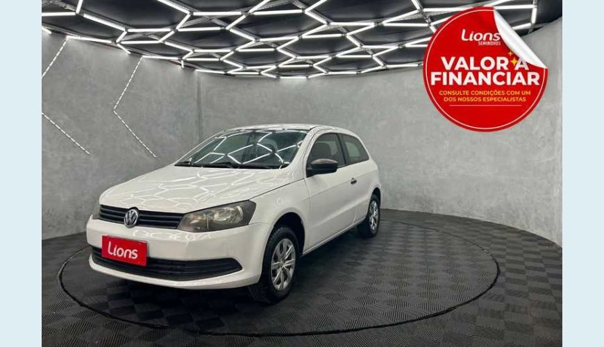 VOLKSWAGEN GOL TEC CITY 1.0 FLEX MANUAL 2P - BRANCO - 2015 Foto 1 (Grande)