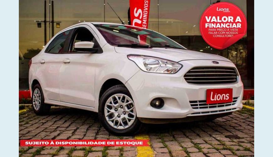 FORD KA SEDAN SE 1.0 FLEX MANUAL 4P - BRANCO - 2018 Foto 1 (Grande)