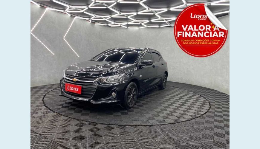 CHEVROLET ONIX LT 1.0 TURBO FLEX AUT. 4P - PRETO - 2020 Foto 1 (Grande)