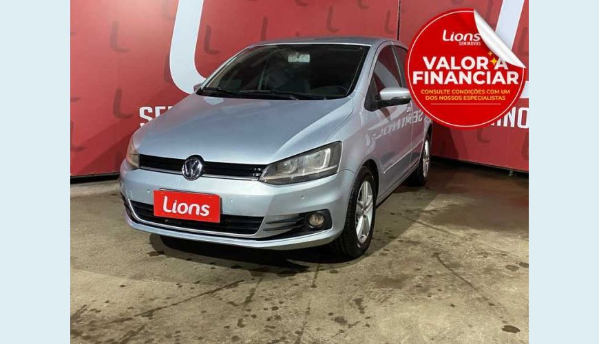 VOLKSWAGEN FOX COMFORTLINE 1.6 MSI FLEX MANUAL 4P - PRATA - 2015 Foto 1 (Grande)