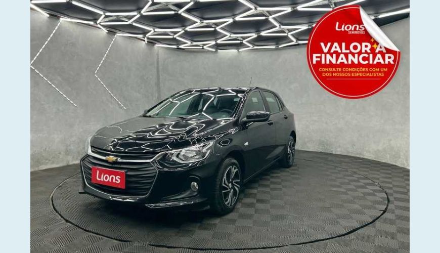 CHEVROLET ONIX LT 1.0 FLEX MANUAL 4P - PRETO - 2024 Foto 1 (Grande)
