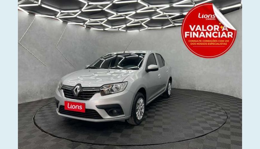 RENAULT LOGAN ZEN 1.0 12V FLEX MANUAL 4P - PRATA - 2021 Foto 1 (Grande)