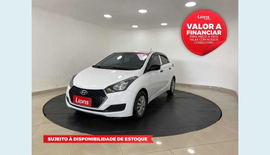 HYUNDAI HB 20 UNIQUE 1.0 FLEX MANUAL 4P - BRANCO - 2019 Foto 1 (Grande)