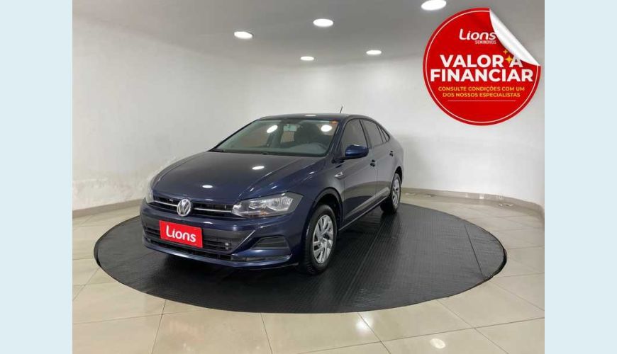 VOLKSWAGEN VIRTUS 1.6 MSI 16V FLEX MANUAL 4P - AZUL - 2018 Foto 1 (Grande)