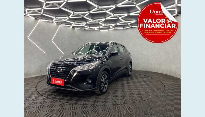 NISSAN KICKS SENSE 1.6 FLEX AUT. 4P - PRETO - 2022 Foto 1 (Grande)