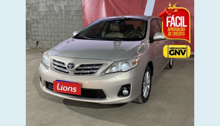 TOYOTA COROLLA XEI MULTI-DRIVE S 2.0 FLEX AUT. 4P - BEGE - 2013 Foto 1 (Grande)
