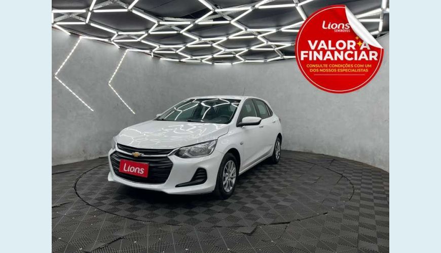 CHEVROLET ONIX LT 1.0 FLEX MANUAL 4P - BRANCO - 2020 Foto 1 (Grande)