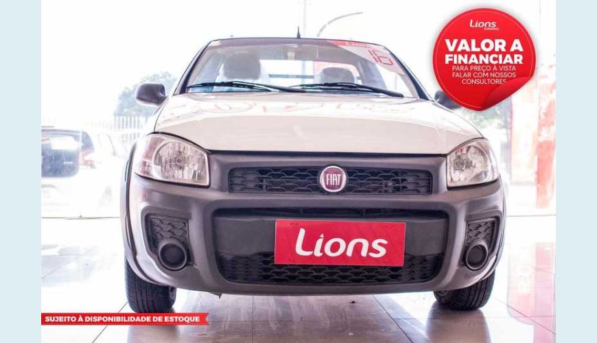 FIAT STRADA WORKING 1.4 FLEX MANUAL 2P - BRANCO - 2016 Foto 1 (Grande)
