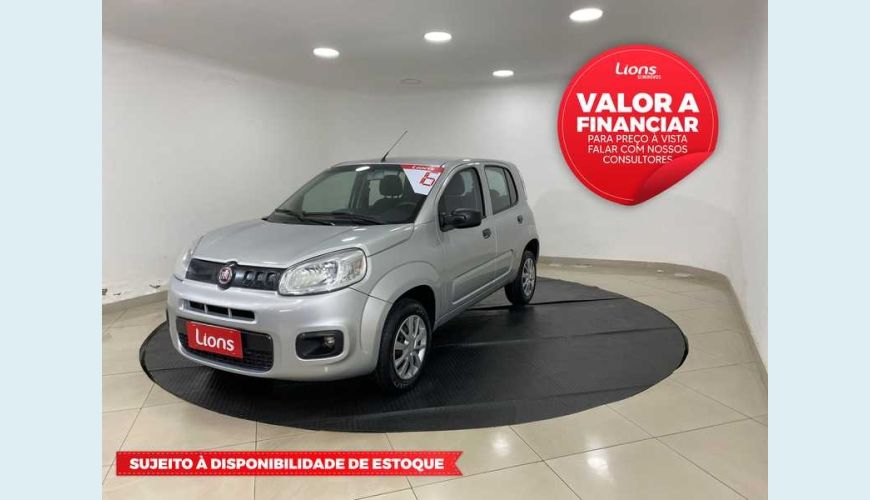 FIAT UNO ATTRACTIVE 1.0 FLEX MANUAL 4P - PRATA - 2016 Foto 1 (Grande)