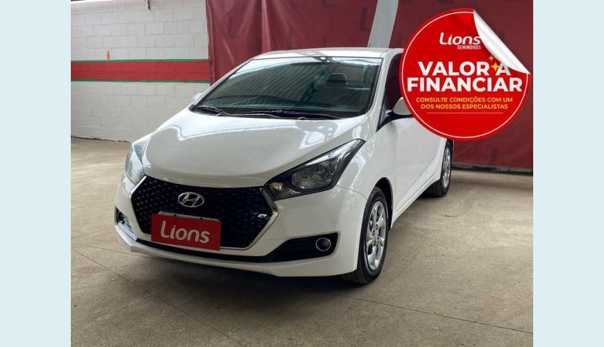 HYUNDAI HB 20S COMFORT PLUS 1.0 FLEX MANUAL 4P - BRANCO - 2018 Foto 1 (Grande)
