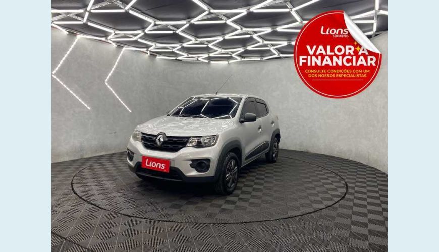 RENAULT KWID ZEN 1.0 12V FLEX MANUAL 4P - PRATA - 2021 Foto 1 (Grande)
