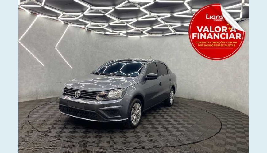 VOLKSWAGEN VOYAGE 1.6 MSI 8V FLEX MANUAL 4P - CINZA - 2021 Foto 1 (Grande)