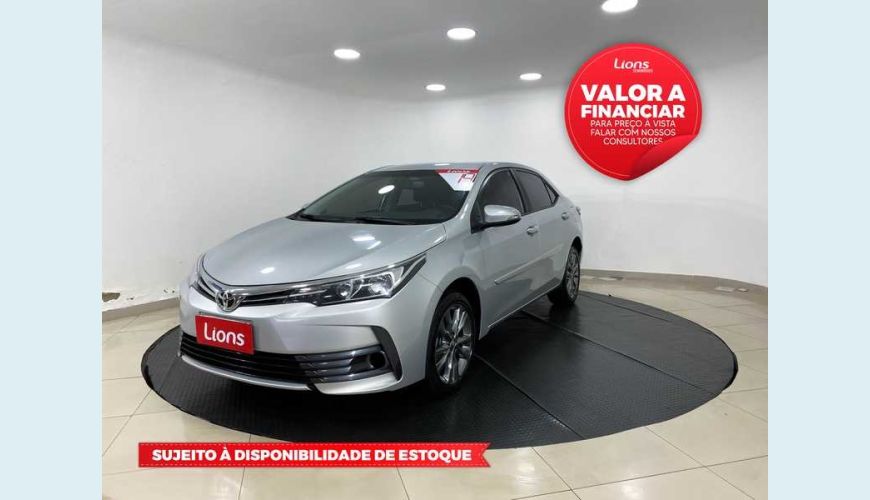 TOYOTA COROLLA XEI MULTI-DRIVE S 2.0 FLEX AUT. 4P - PRATA - 2019 Foto 1 (Grande)