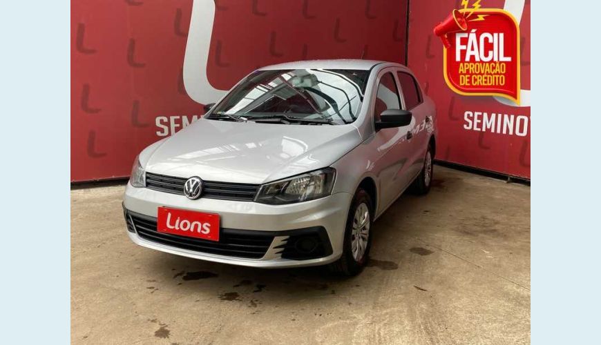 VOLKSWAGEN VOLKSWAGEN VOYAGE TRENDLINE 1.6 FLEX MANUAL 4P - PRATA - 2018 Foto 1 (Grande)