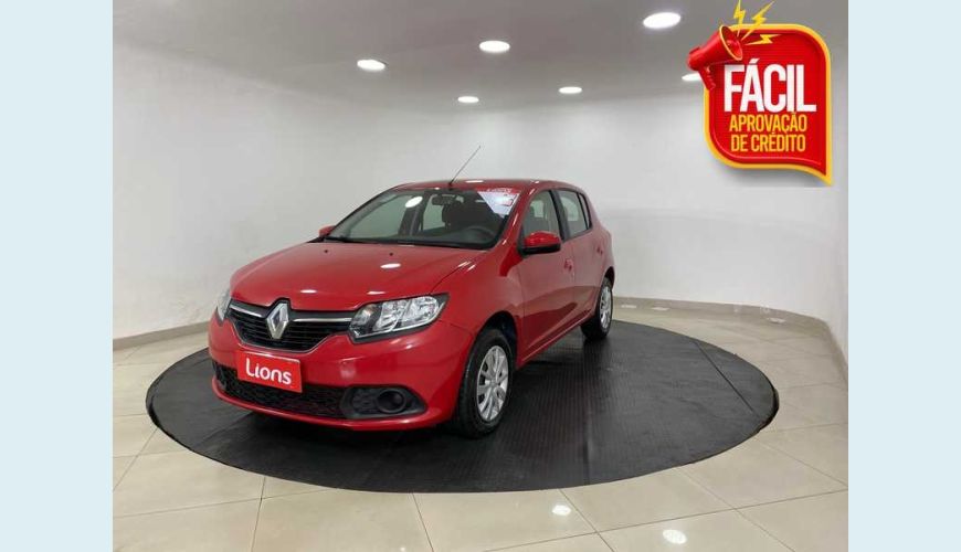 RENAULT SANDERO EXPRESSION 1.6 16V FLEX MANUAL 4P - VERMELHO - 2019 Foto 1 (Grande)