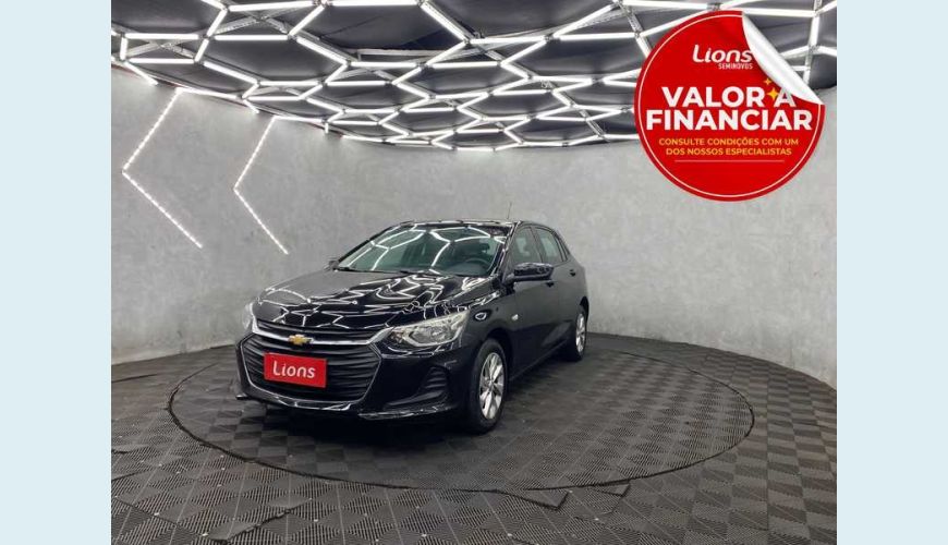 CHEVROLET ONIX LT 1.0 FLEX MANUAL 4P - PRETO - 2023 Foto 1 (Grande)