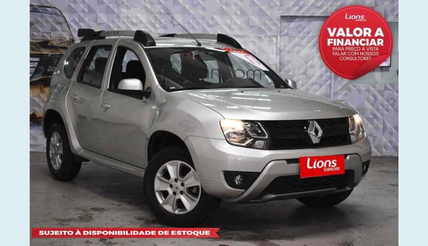 RENAULT DUSTER DYNAMIQUE 1.6 16V FLEX MANUAL 4P - PRATA - 2017 Foto 1 (Grande)