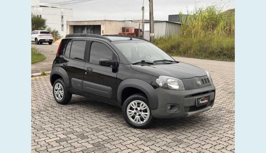 FIAT UNO WAY 1.0 8V FLEX MANUAL 2P - PRETO - 2012 Foto 1 (Grande)