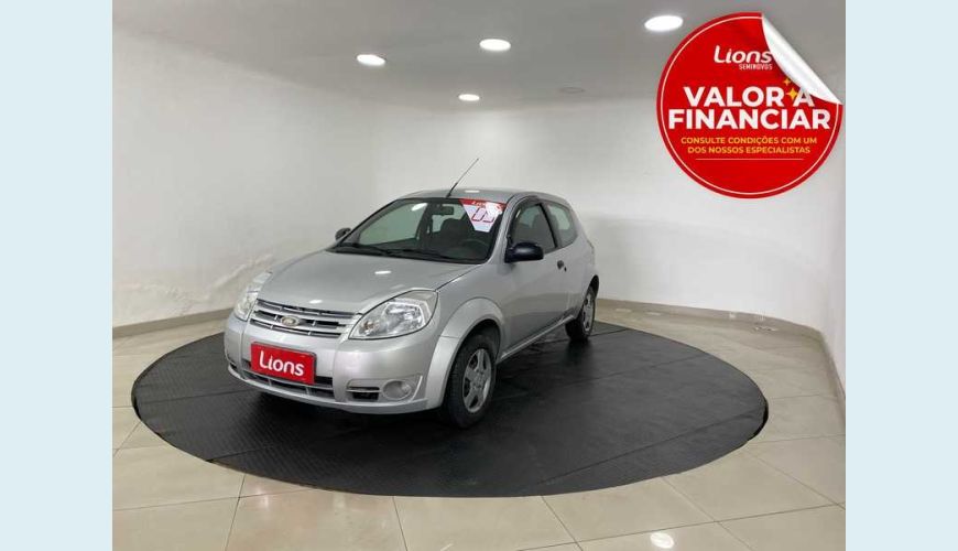 FORD KA CLASS 1.0 FLEX MANUAL 3P - PRATA - 2009 Foto 1 (Grande)