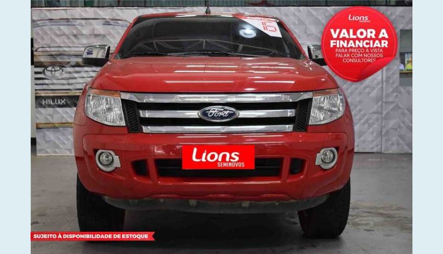 FORD RANGER XLT 2.5 FLEX MANUAL 4P - VERMELHO - 2016 Foto 1 (Grande)