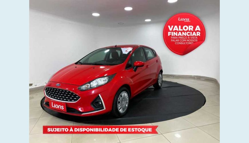 FORD FIESTA SE 1.6 16V FLEX MANUAL 4P - VERMELHO - 2018 Foto 1 (Grande)