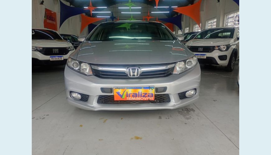HONDA CIVIC FLEX AUT. 4P - PRATA - 2014 Foto 1 (Grande)