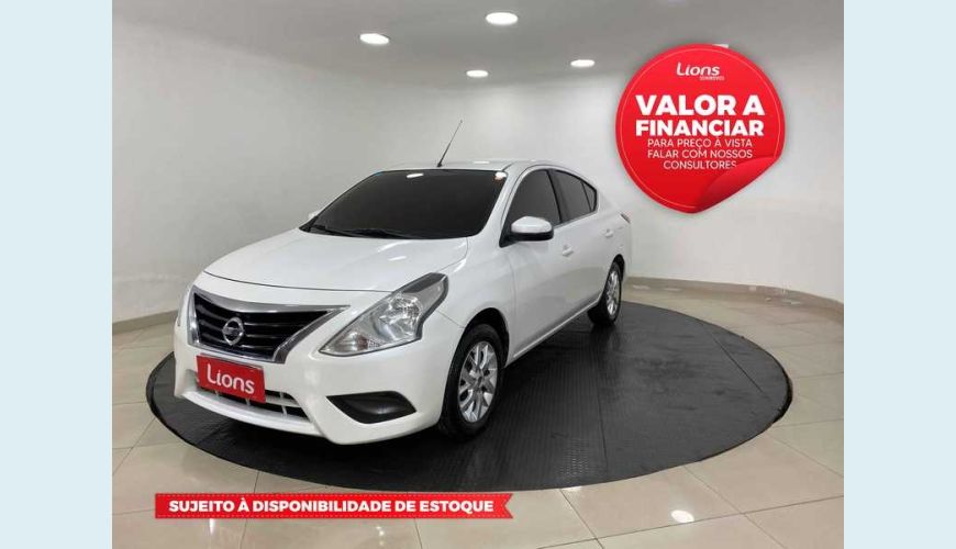NISSAN NISSAN VERSA SV 1.6 16V FLEX AUT. 4P - BRANCO - 2018 Foto 1 (Grande)