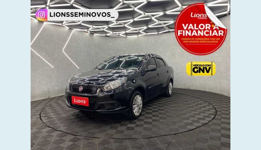 FIAT FIAT GRAND SIENA EVO ATTRACTIVE 1.4 8V FLEX MANUAL 4P - PRETO - 2020 Foto 1 (Grande)