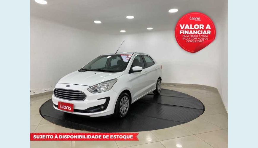 FORD KA SEDAN SE 1.5 12V FLEX MANUAL 4P - BRANCO - 2019 Foto 1 (Grande)