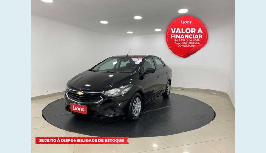 CHEVROLET CHEVROLET ONIX PLUS 1.0 TURBO FLEX AUT. 4P - PRETO - 2020 Foto 1 (Grande)