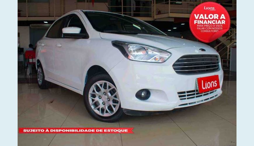 FORD FORD KA SEDAN SE 1.0 FLEX MANUAL 4P - BRANCO - 2018 Foto 1 (Grande)